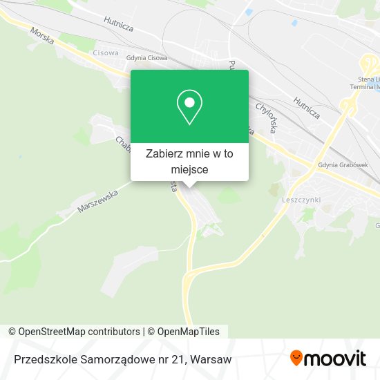 Mapa Przedszkole Samorządowe nr 21