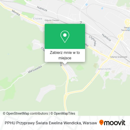 Mapa PPHU Przyprawy Świata Ewelina Wendicka