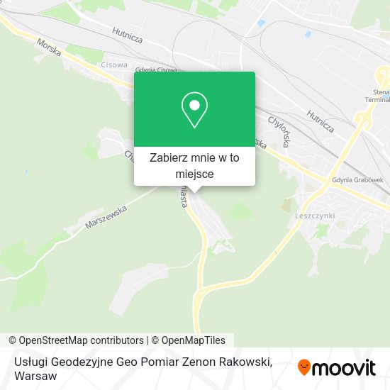 Mapa Usługi Geodezyjne Geo Pomiar Zenon Rakowski