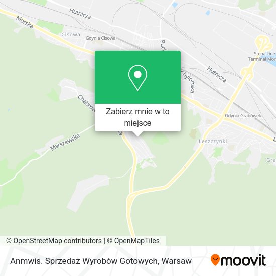 Mapa Anmwis. Sprzedaż Wyrobów Gotowych