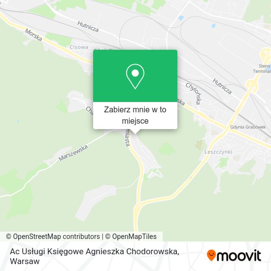 Mapa Ac Usługi Księgowe Agnieszka Chodorowska