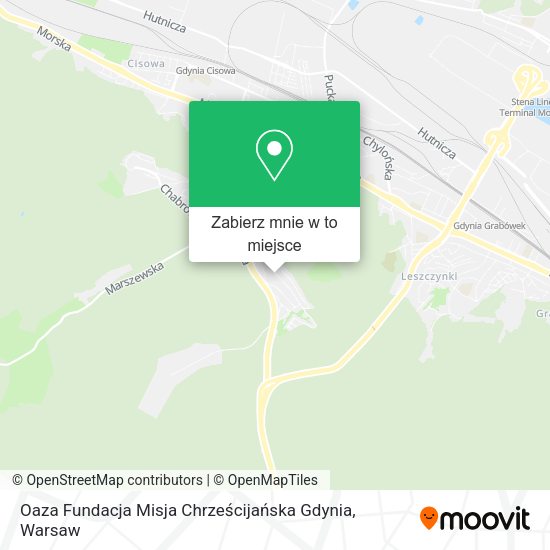 Mapa Oaza Fundacja Misja Chrześcijańska Gdynia