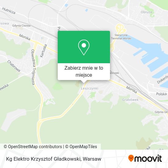 Mapa Kg Elektro Krzysztof Gładkowski