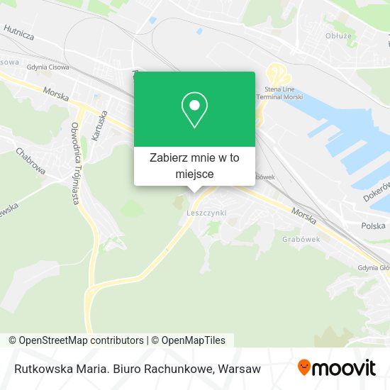 Mapa Rutkowska Maria. Biuro Rachunkowe