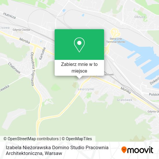 Mapa Izabela Nieżorawska Domino Studio Pracownia Architektoniczna