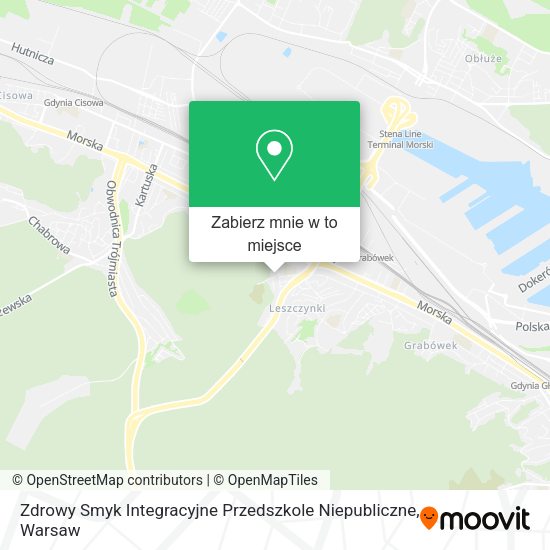 Mapa Zdrowy Smyk Integracyjne Przedszkole Niepubliczne