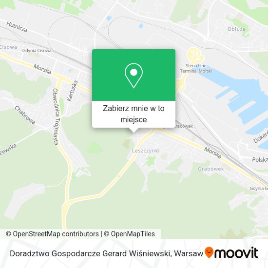 Mapa Doradztwo Gospodarcze Gerard Wiśniewski