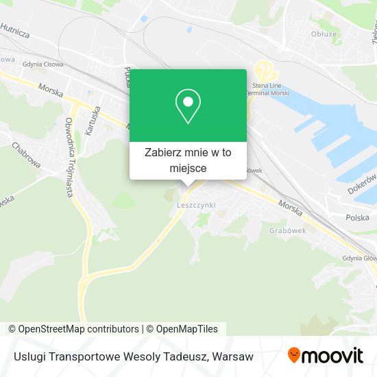 Mapa Uslugi Transportowe Wesoly Tadeusz