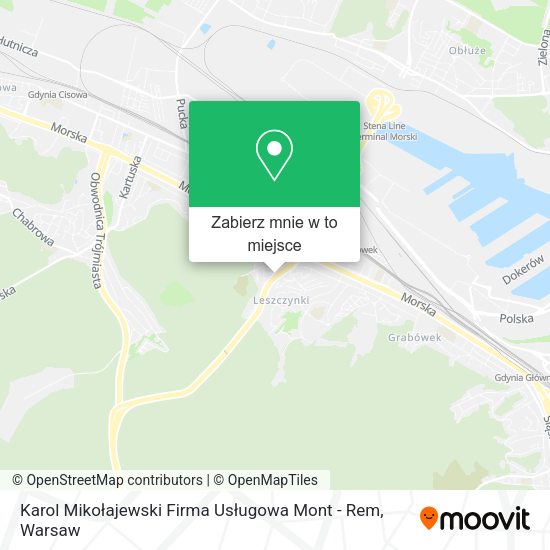 Mapa Karol Mikołajewski Firma Usługowa Mont - Rem