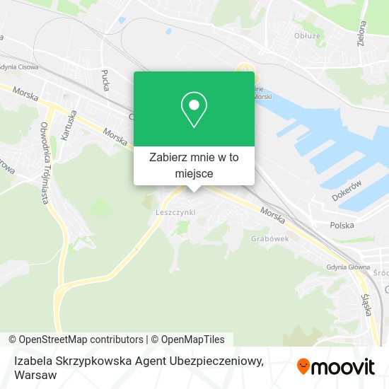 Mapa Izabela Skrzypkowska Agent Ubezpieczeniowy