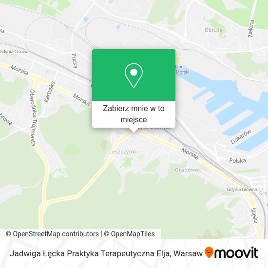 Mapa Jadwiga Łęcka Praktyka Terapeutyczna Elja