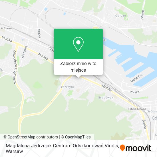 Mapa Magdalena Jędrzejak Centrum Odszkodowań Viridis