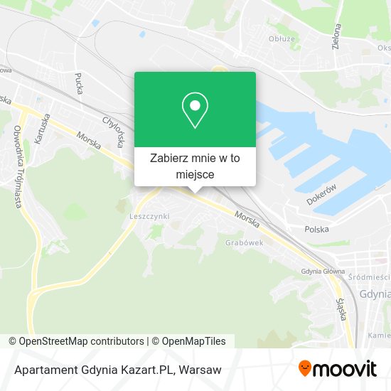 Mapa Apartament Gdynia Kazart.PL