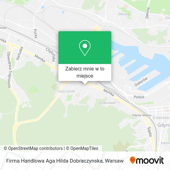 Mapa Firma Handlowa Aga Hilda Dobraczynska