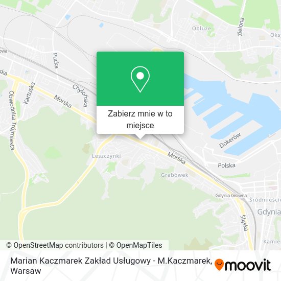 Mapa Marian Kaczmarek Zakład Usługowy - M.Kaczmarek