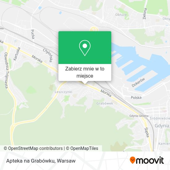 Mapa Apteka na Grabówku