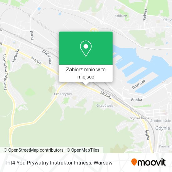 Mapa Fit4 You Prywatny Instruktor Fitness