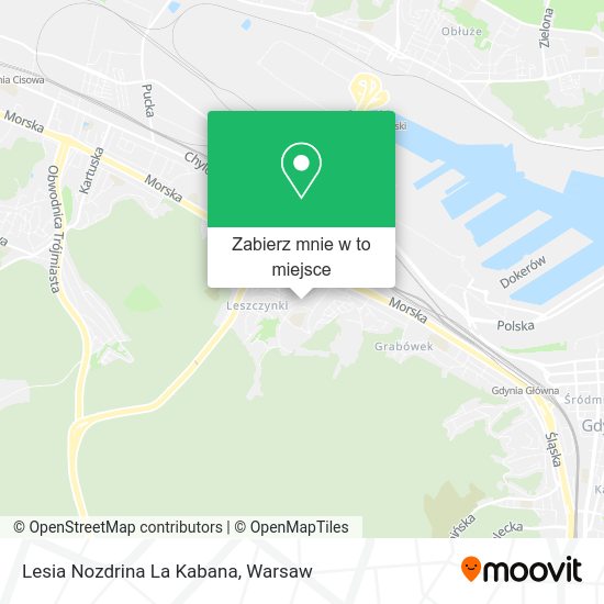 Mapa Lesia Nozdrina La Kabana