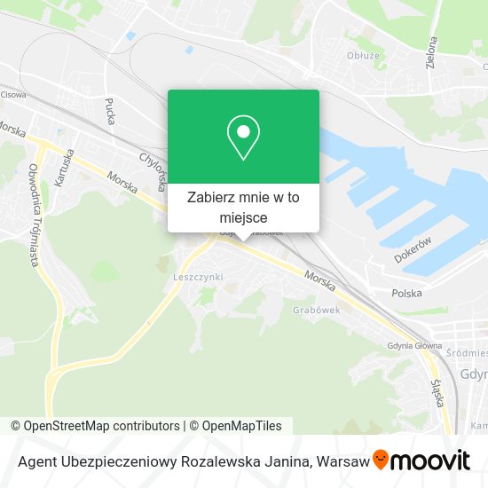 Mapa Agent Ubezpieczeniowy Rozalewska Janina