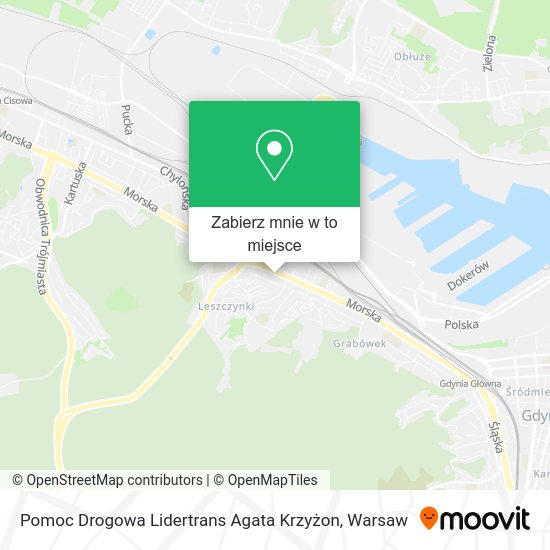 Mapa Pomoc Drogowa Lidertrans Agata Krzyżon