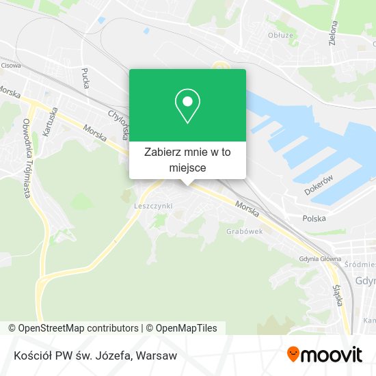 Mapa Kościół PW św. Józefa