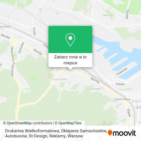 Mapa Drukarnia Wielkoformatowa, Oklejanie Samochodów, Autobusów, St-Design, Reklamy