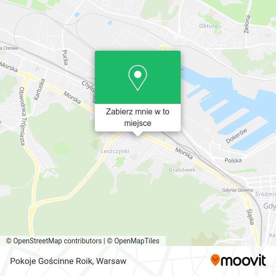 Mapa Pokoje Gościnne Roik