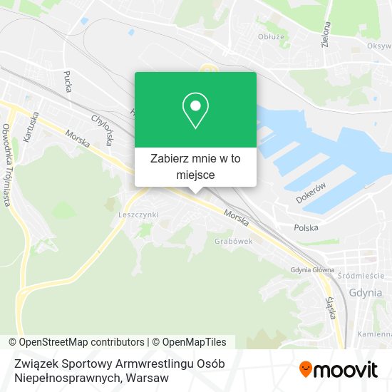 Mapa Związek Sportowy Armwrestlingu Osób Niepełnosprawnych