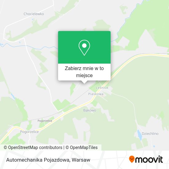 Mapa Automechanika Pojazdowa