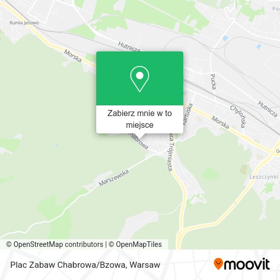 Mapa Plac Zabaw Chabrowa/Bzowa