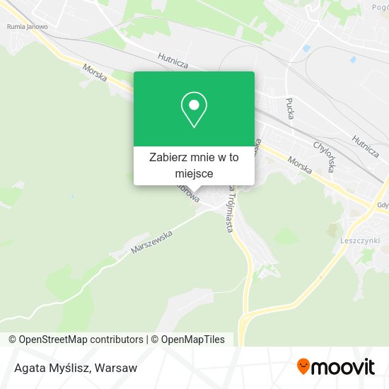 Mapa Agata Myślisz