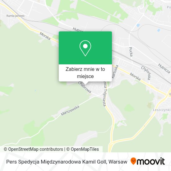 Mapa Pers Spedycja Międzynarodowa Kamil Goll