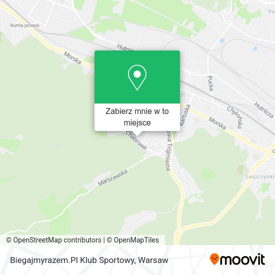 Mapa Biegajmyrazem.Pl Klub Sportowy