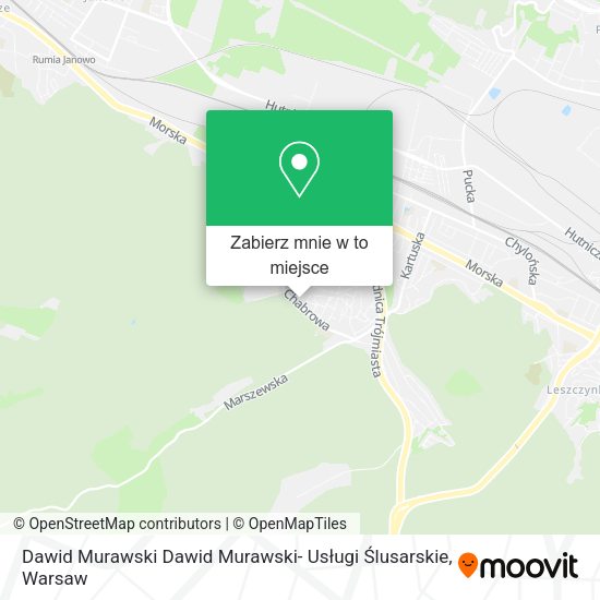 Mapa Dawid Murawski Dawid Murawski- Usługi Ślusarskie