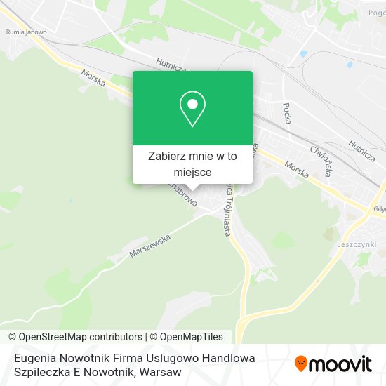 Mapa Eugenia Nowotnik Firma Uslugowo Handlowa Szpileczka E Nowotnik