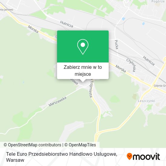 Mapa Tele Euro Przedsiebiorstwo Handlowo Uslugowe