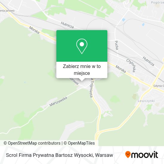 Mapa Scrol Firma Prywatna Bartosz Wysocki