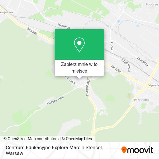 Mapa Centrum Edukacyjne Explora Marcin Stencel