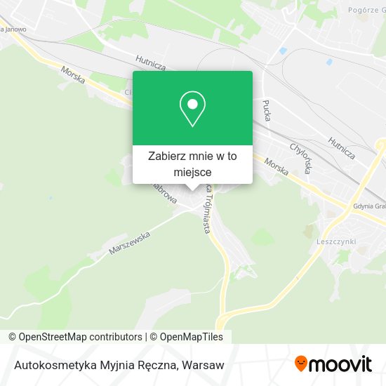 Mapa Autokosmetyka Myjnia Ręczna