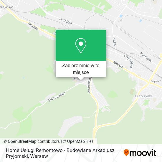 Mapa Home Usługi Remontowo - Budowlane Arkadiusz Pryjomski