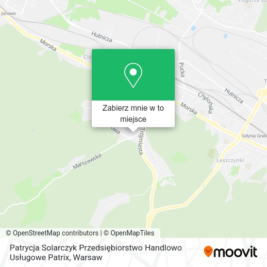 Mapa Patrycja Solarczyk Przedsiębiorstwo Handlowo Usługowe Patrix