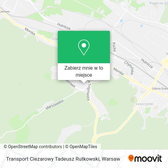 Mapa Transport Ciezarowy Tadeusz Rutkowski