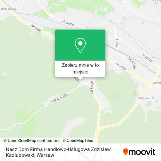 Mapa Nasz Dom Firma Handlowo-Usługowa Zdzisław Kadłubowski