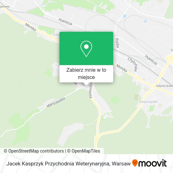 Mapa Jacek Kasprzyk Przychodnia Weterynaryjna