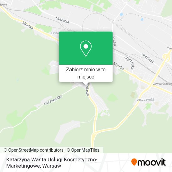 Mapa Katarzyna Wanta Usługi Kosmetyczno-Marketingowe