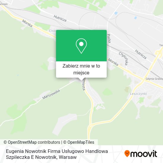 Mapa Eugenia Nowotnik Firma Usługowo Handlowa Szpileczka E Nowotnik