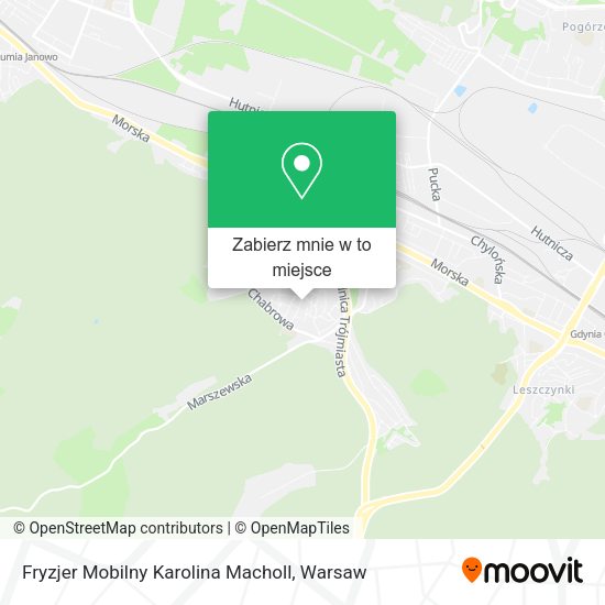 Mapa Fryzjer Mobilny Karolina Macholl