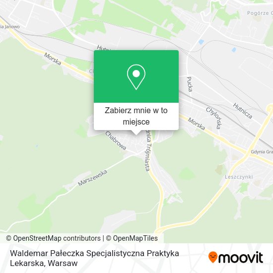 Mapa Waldemar Pałeczka Specjalistyczna Praktyka Lekarska