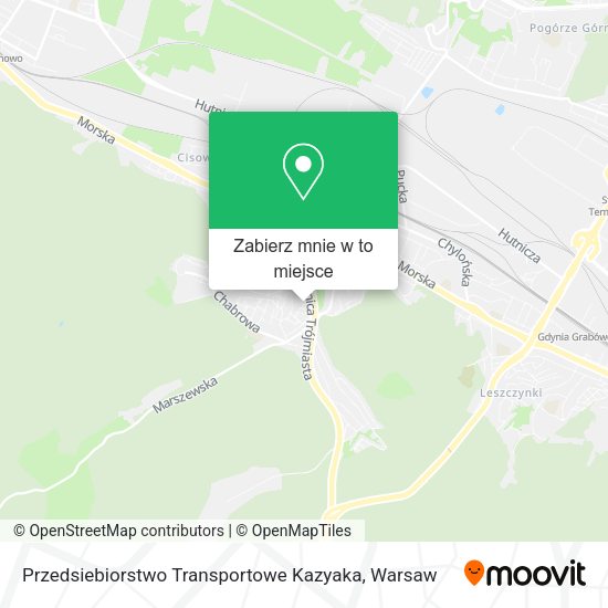 Mapa Przedsiebiorstwo Transportowe Kazyaka