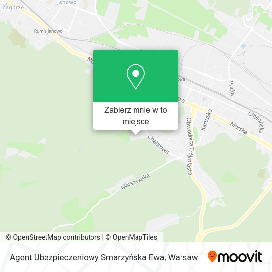 Mapa Agent Ubezpieczeniowy Smarzyńska Ewa